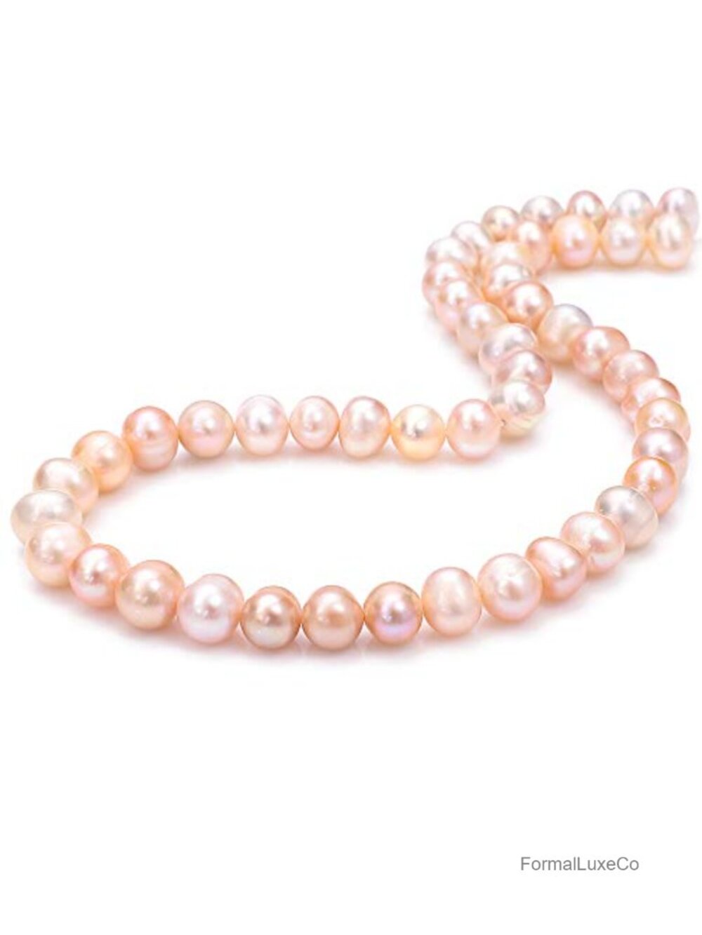 Natural Freshwater Pearl Beads 10-11mm Potato Pink for DIY Jewelry Making 13.8"
